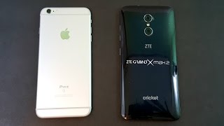 iPhone 6S Plus vs ZTE Grand X Max 2 [upl. by Anais484]