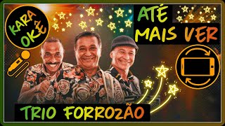 🎤 Até mais ver  Trio Forrozão  Karaokê tv [upl. by Fairweather68]