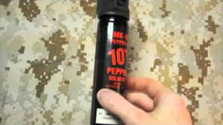 MKIV Pepper Spray OC Spray Review  quotBurn and Escapequot [upl. by Anahpets467]