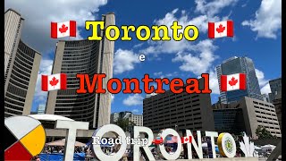 Visitiamo Toronto 🏙️ e Montreal 🏙️ 🇨🇦  Road trip 🚗🇺🇸🇨🇦 [upl. by Babita]