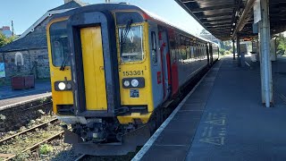 153361153914 departing Tenby 14112024 [upl. by Oirifrop353]