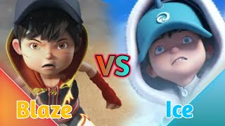 Boboiboy Blaze amp Ice Song in Hindi [upl. by Leahcym]