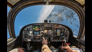 Mountain Aerobatics Marchetti SF260 Salzburg to Klagenfurt [upl. by Remat]