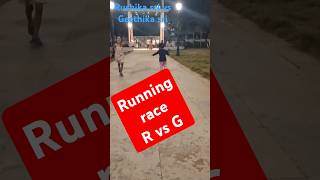 Rushikasri vs Geethikasri running race at Gandhi park 27102024 [upl. by Demott]