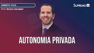 AUTONOMIA PRIVADA  Prof Bruno Zampier [upl. by Dyer]