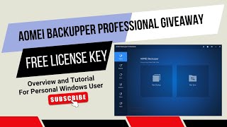 AOMEI Backupper Professional The Ultimate Data Backup and Recovery Solution [upl. by Tumer]