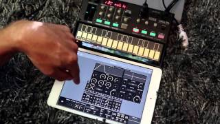 Korg Volca FM with Patch Base for iPad [upl. by At179]