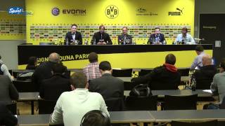 BVB Pressekonferenz vom 30102013  Jürgen Klopp verlängert bis 2018 [upl. by Yllim479]