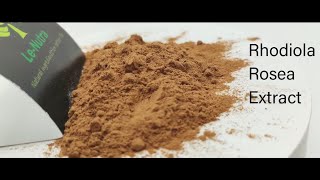 Natural plant Rhodiola Rosea Extract Powder [upl. by Merlina]