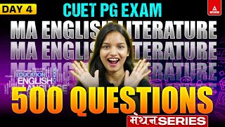 500 Questions of English  MA ENGLISH LITERATURE Exam   Manthan Series  PYQ amp Questions DAY 4 [upl. by Patience579]