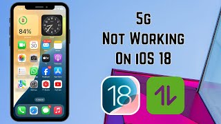 How to Fix 5G Not Working on iPhone iOS 18 [upl. by Mitman658]