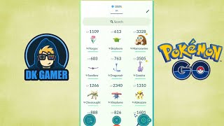 My perfect IV Pokédex in Pokémon Go [upl. by Sweatt920]