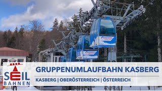 🇦🇹🚠 GUB Kasberg  Grünau im Almtal  inkl Details zur Gruppenumlaufbahn [upl. by Ahsinyar]