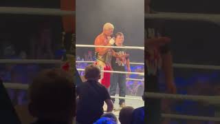 Cody Rhodes Acknowledges His Tribal Chief in Dublin wwe codyrhodes wweshorts [upl. by Ahcilef]