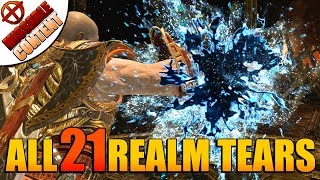 GOD OF WAR All Realm Tear Locations  GOW Realm Tears Dust of Realms [upl. by Minda39]