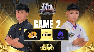 MDL PH S3 Playoffs Day 3 RRQ vs ECHO Game 2 [upl. by Suravat]