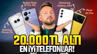 20000 TL altı alınabilecek en iyi Android telefonlar  İzlemeden alma [upl. by Lengel113]