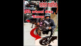 Pro wheel disc cover install R15 V3 helmet modified ytchanal 💯🔗 [upl. by Eiresed]