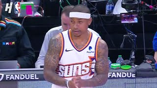 Isaiah Thomas RETURNS to a loud ovation from Suns Crowd ❤️ [upl. by Raddy500]