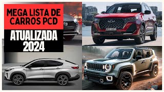 Lista Completa com TODOS os Carros PCD em 2024 [upl. by Joseph]