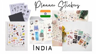 Where to Buy Planner Stickers in India 🇮🇳  Sanjana Raj [upl. by Shreeves177]