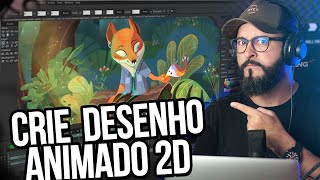 COMO CRIAR DESENHOS ANIMADOS EM 2D  Bate Papo Editor com Renker Amantéia [upl. by Hemminger]