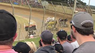 James McFadden and Tim Kaeding awesome heat race [upl. by Odnumyar]