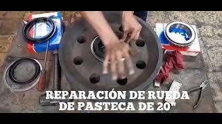 Reparacion de rueda de pateca de 20quot [upl. by Eliseo]