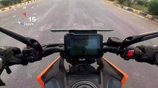 2023 KTM Duke 250 Gen 3 0100 kmh ACCELERATION TESTED [upl. by Ogilvy150]