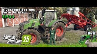 Riverbend Springs series EP04  Farming Simulator 25 [upl. by Sass]