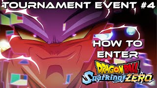 How To Enter THE FOURTH 1 MILLION ZENI Sparking Zero Tournament Qualifier [upl. by Assirt]