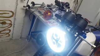 Simson S51 Led Scheinwerfer Test 1 [upl. by Millard753]