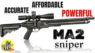 Macavity Arms MA2 Sniper • Powerful Accurate Affordable PCP Rifle 30 Cal [upl. by Hairahcez784]