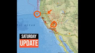 West Coast Elevated Earthquake activity Odd quake near Susanville Saturday 10262024 [upl. by Ihcas]