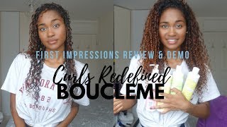 BOUCLEME Curls Redefined FIRST IMPRESSIONS REVIEW amp DEMO  Zarina Patricia [upl. by Rebm]