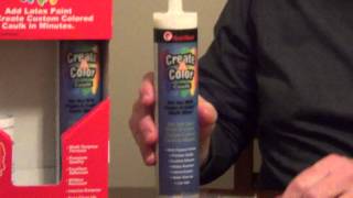 Tintable Caulk  Color Matched Caulk [upl. by Noteek]