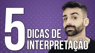 5 DICAS DE INTERPRETAÇÃO DE TEXTO  Prof Felipe Moraes [upl. by Leuqim]