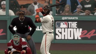 San Francisco Giants vs Arizona Diamondbacks  MLB Today 418 Full Game Highlights MLB The Show 24 [upl. by Nnylamme605]