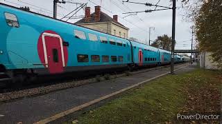 Trains variés sur ligne NantesAngers le 261122 [upl. by Grof]