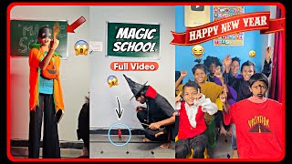 Magic School Full Video😍  New Year Party🥳 Charanspy [upl. by Geaghan]