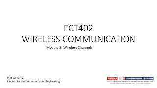 Pathloss and Shadowing Part 1 M2 Wireless Communication [upl. by Notsirt255]