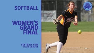 Softball  Womens Grand Final  Softball NSW State League [upl. by Ellehsal106]