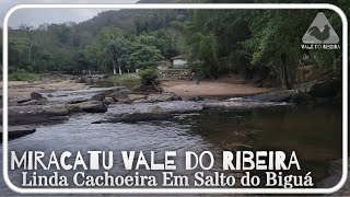 OLHA SÓ COMO FICOU A CACHOEIRA DE BIGUÁ MIRACATU  É O FIM  Iguape Vale do Ribeira [upl. by Yasmar]