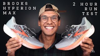 Is the Brooks Hyperion Max a Legit Long Run Shoe 16 Mile Test [upl. by Johna]