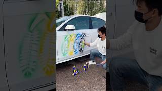 Remove car paint with sprayshorts ytshorts [upl. by Javed429]