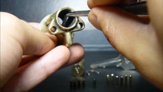 How to Assemble Cylinder lock Yale 6 pins [upl. by Nicola]