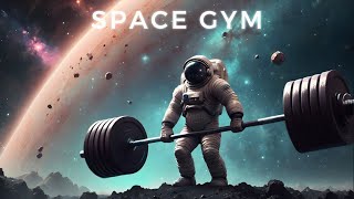 Space Gym Elevate Your Workout with Motivational Minimal Techno Atmosphere [upl. by Nilkoorb]