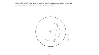 Ejercicio resuelto de tangencias en la selectividad de Madrid julio 2022 Dibujo técnico [upl. by Alliber]