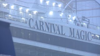 Coast Guard searching for man who fell from Carnival cruise ship [upl. by Eittap]