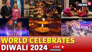 LIVE Diwali Celebrations Worldwide  Diwali Rangoli  Diwali 2024  Diwali Celebration In India Live [upl. by Cheadle]